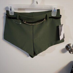 NWT LOVE POEM BY BLOCK GREEN HOT PANTS SZ M